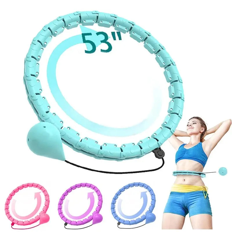 2-in-1 Weighted Exercise Hoop Detachable Knots