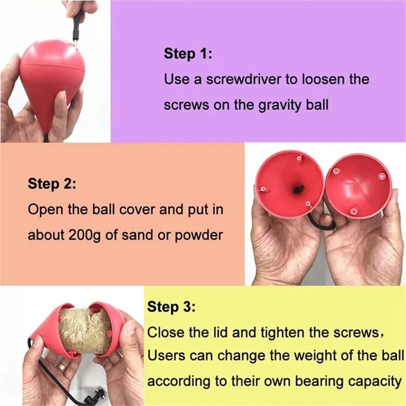 2-in-1 Weighted Exercise Hoop Detachable Knots