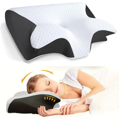 Butterfly Memory Foam Pillow Orthopedic Neck Support