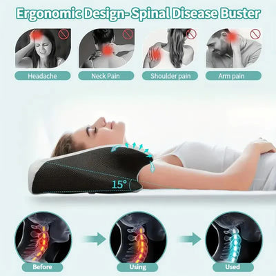 Butterfly Memory Foam Pillow Orthopedic Neck Support