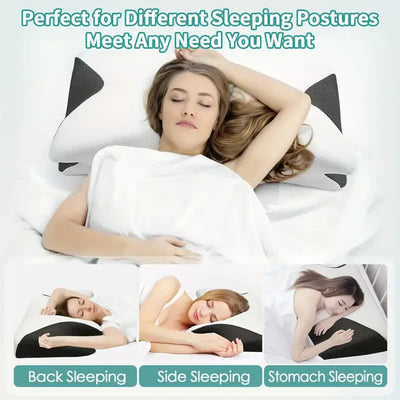Butterfly Memory Foam Pillow Orthopedic Neck Support